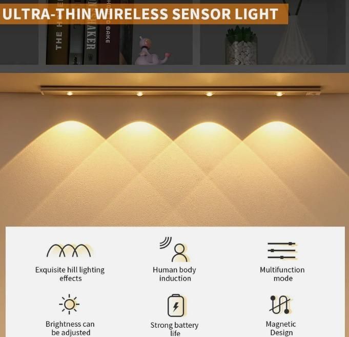 Motion Sensor LED  Rechargeble